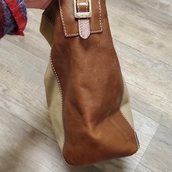 Kate Spade Leather Canvas Hobo Bag - Picture 11 of 14